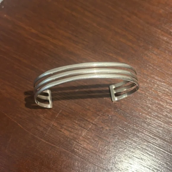 Bulk 3 sterling silver cuff bracelet - Picture 3 of 8